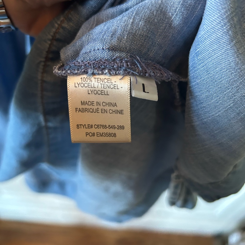 Cloth & Stone Light Blue Denim Dress - Picture 3 of 7